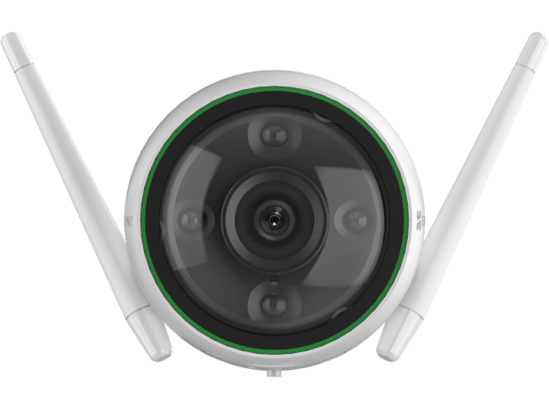 Cámara de vigilancia IP - Ezviz CN3, WiFi, Visión Nocturna, Full HD, Blanco