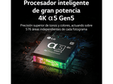 TV LED 50 - LG 50UQ91006LA, UHD 4K, Procesador α5 Gen5 AI Processor 4K, TDT2, Calibración TV incluida, Azul Oscuro