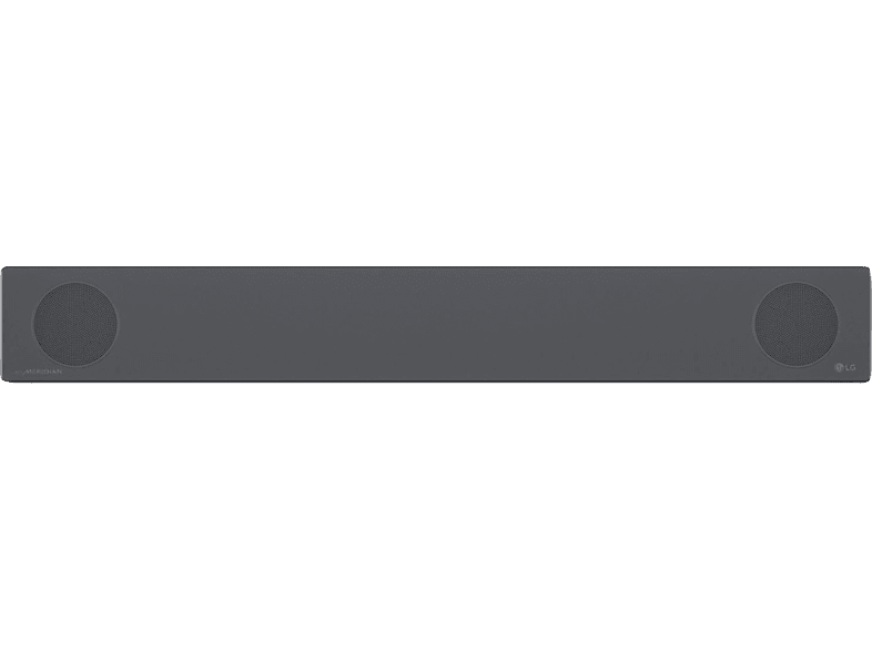 Barra de sonido - LG S75Q, Bluetooth, Inalámbrico, 380 W, Plateado Acero Oscuro