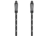 Cable audio - Hama 00205139, 1.5 m, Recubrimiento Textil, Toslink ODT, Negro