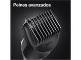 Barbero - Braun MGK5380, Recortadora de barba y rasuradora Corporal, 13 longitudes, Kit de viaje cuidado facial King C Gillette