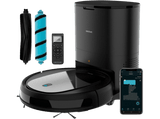 Robot aspirador - Cecotec Conga 2290 Ultra Home, 14.4 V, Autonomía 160 min, 64 dB, Sistema Virtual Map, Negro