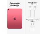 Apple iPad (2022 10ª gen), 256 GB, Rosa, WiFi, 10.9, Retina, Chip A14 Bionic, iPadOS 16