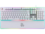 Teclado gaming - Newskill Gungnyr Pro, USB, Retroiluminación RGB, Blanco
