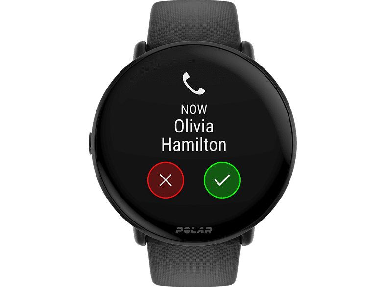 Reloj deportivo - Polar Ignite 3, 22 mm, 1.2, AMOLED, Talla S-L, Cristal curvo, GPS dual, Autonomía 5 días, Night Black