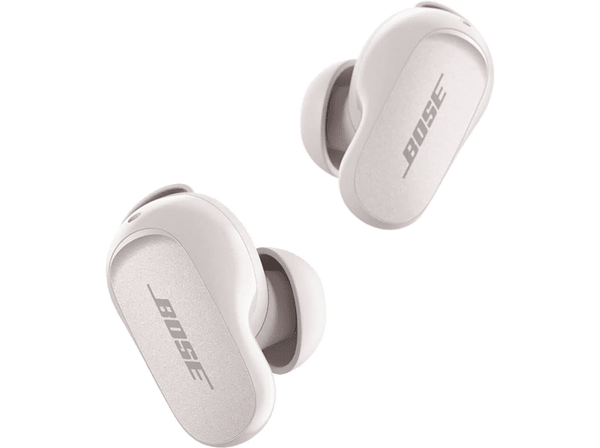 Auriculares True Wireless - Bose QuietComfort Earbuds II, Intraurales, Cancelación de ruido, 6h, Bluetooth, Blanco