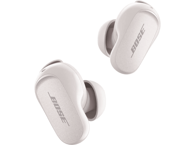 Auriculares True Wireless - Bose QuietComfort Earbuds II, Intraurales, Cancelación de ruido, 6h, Bluetooth, Blanco