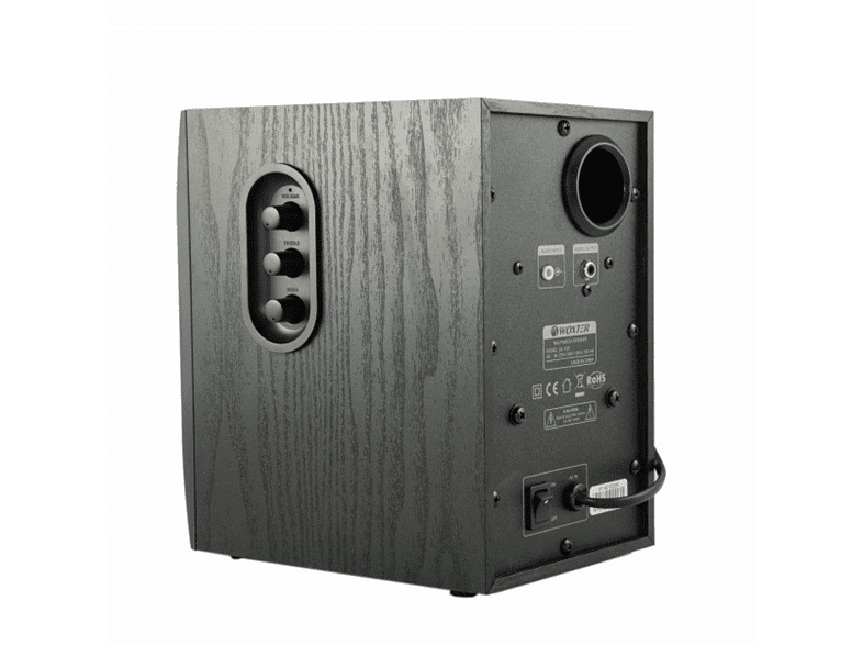 Altavoces estéreo - Woxter Dynamic Line DL-410, 2.0, 150W, negro