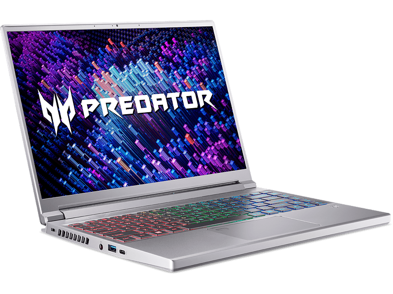 Portátil gaming - Acer Predator PT314-52s-76F0, 14 WQXGA, Intel® Core™ i7-12700H, 16GB RAM, 512GB SSD, GeForce RTX™ 3060, Sin sistema operativo, Gris