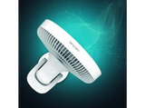 Ventilador de pie - Cecotec EnergySilence 2600 Sunflower Portable, Batería, 3en1, 22 W, 12 velocidades, Oscilación, Temporizador, Mando, Luz, Blanco