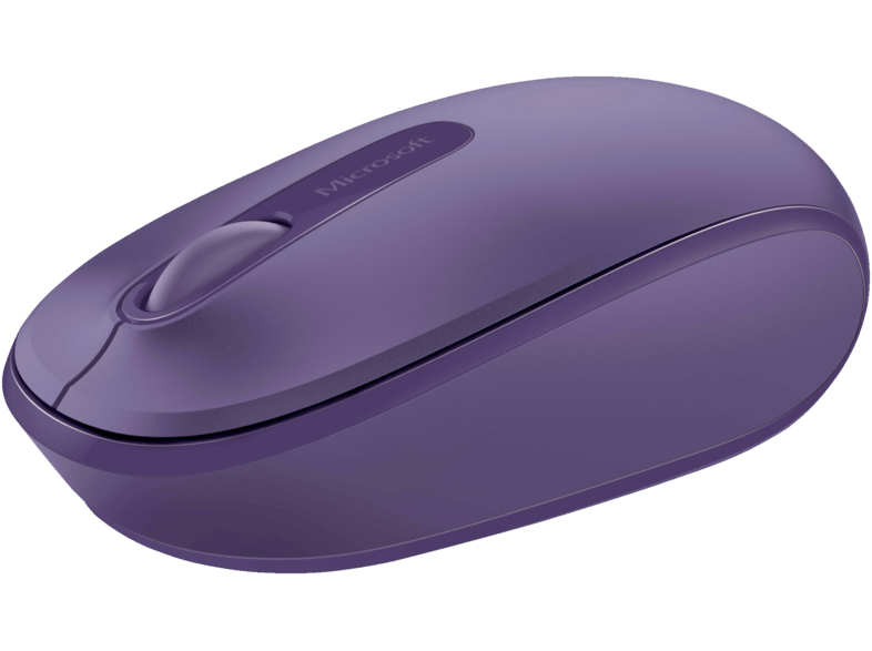 Ratón inalámbrico - Microsoft Wireless Mobile Mouse 1850, lila, nano transceptor plug-and-go