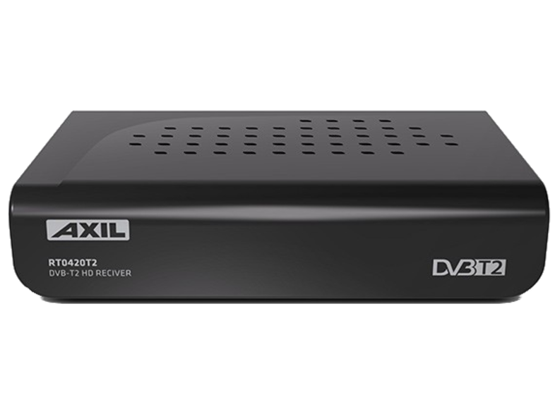 Receptor TDT - Axil RT 0420 T2, Grabador USB, Función Timeshift, DVB-T2 (TDT2)