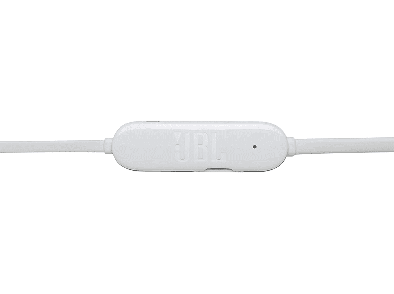 Auriculares inalámbricos - JBL TUNE 125BT, De botón, Bluetooth 5.0, JBL Pure Bass, Control volumen, Blanco