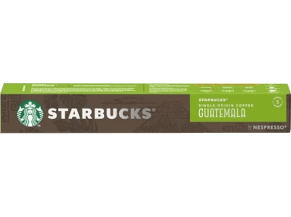 Cápsulas monodosis - Starbucks Nespresso - Guatemala, Arábica, Frutos secos, 10 Cápsulas