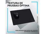 Alfombrilla gaming - Logitech G G440, Base de goma antideslizante, Negro