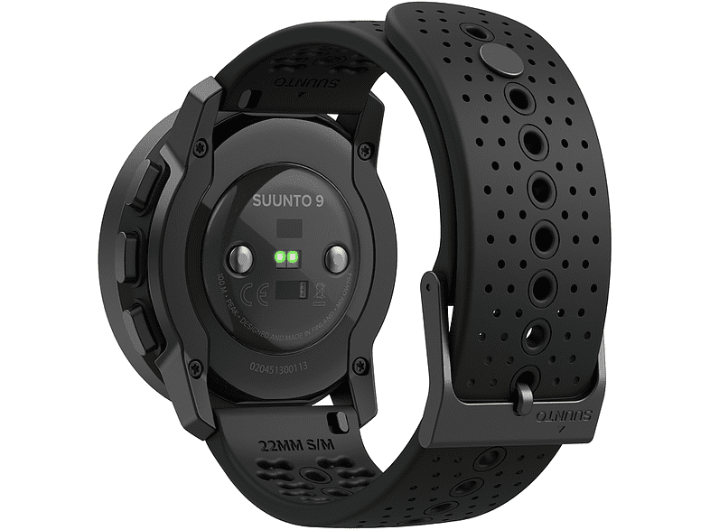 Sportwatch - Suunto 9 Peak All Black, 14 días, 80 Modos, Bluetooth, GPS, Resistente al agua, Negro
