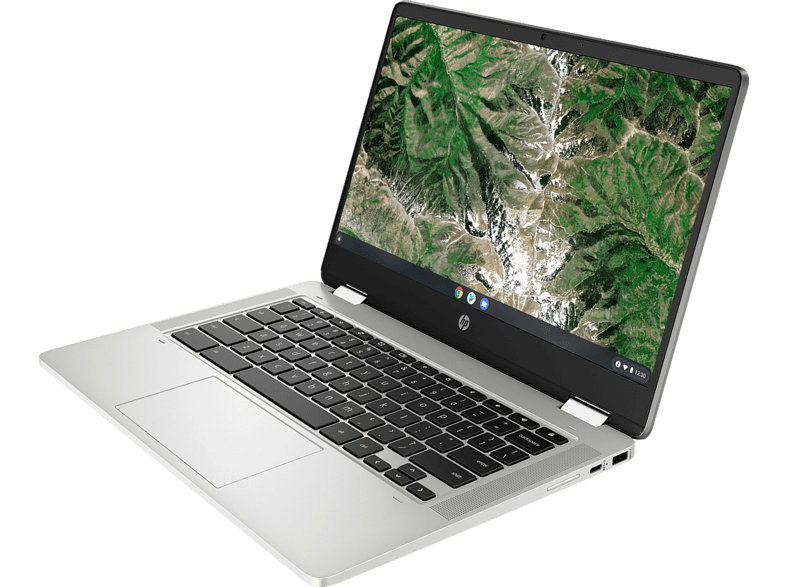 Convertible 2 en 1 - HP Chromebook 14a-ca0025ns, 14 Full HD, Intel® Celeron® N4120, 4GB RAM, 64GB eMMC, UHD 600, Chrome OS