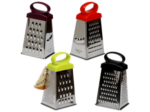 Rallador - CMP Paris CMPKB6791, 4 caras, En inox, Color aleatorio