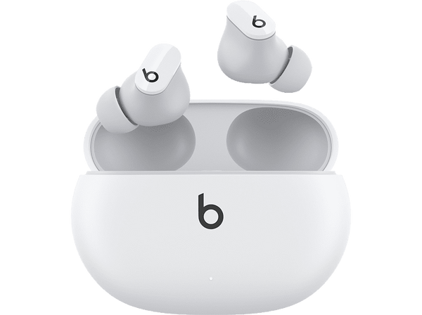 Auriculares deportivos - Beats Studio Buds, True Wireless con cancelación de ruido, Bluetooth, Blanco