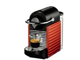 Cafetera de cápsulas - Krups Nespresso® Pixie XN3045, 19 bares, 0.70L, Espresso, Lungo, 12 cápsulas, Rojo
