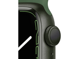 Apple Watch Series 7, GPS, 41 mm, Caja de aluminio Verde, Correa deportiva color Verde trébol
