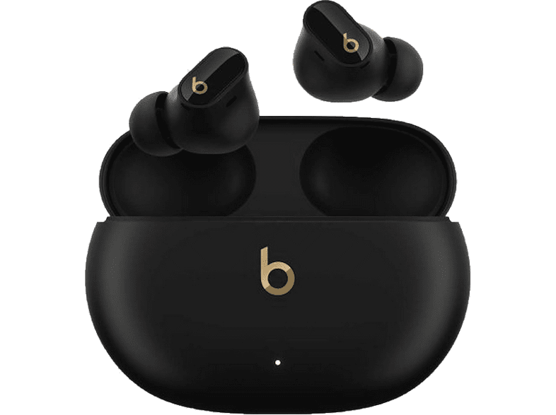 Apple Beats Studio Buds + (2023), Auriculares True Wireless, Cancelación de Ruido, Apple, Android, Negro / Oro