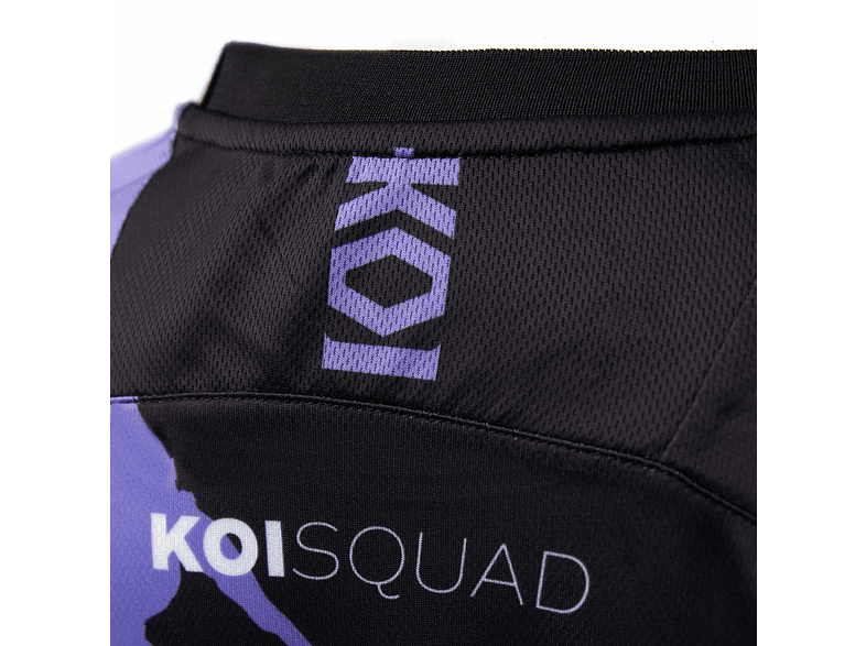 Camiseta - Kelme KOI, Poliéster, Diseño oficial, Talla 6XL, Negro y Lila