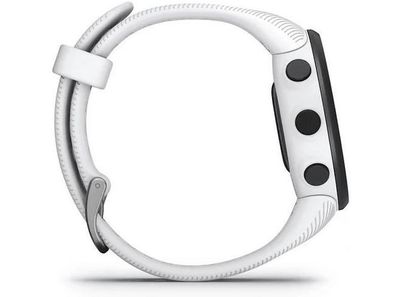 Reloj deportivo - Garmin Forerunner 45, Blanco, GPS, Connect IQ, Control de calorías, Talla S