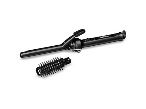 Moldeador -  Babyliss Defined Curls C271E, Cepillo volumen, Cable giratorio, Negro
