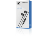 Auriculares de botón - Sennheiser CX 80S, Con cable, 119 dB, Cable de 1.2 m, Micrófono, Negro