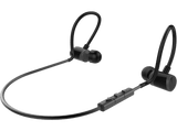 Auriculares inalámbricos - ISY IBH-3600-BK, Deportivos, 5 h, Bluetooth, Micrófono, Resistentes al sudor, Negro