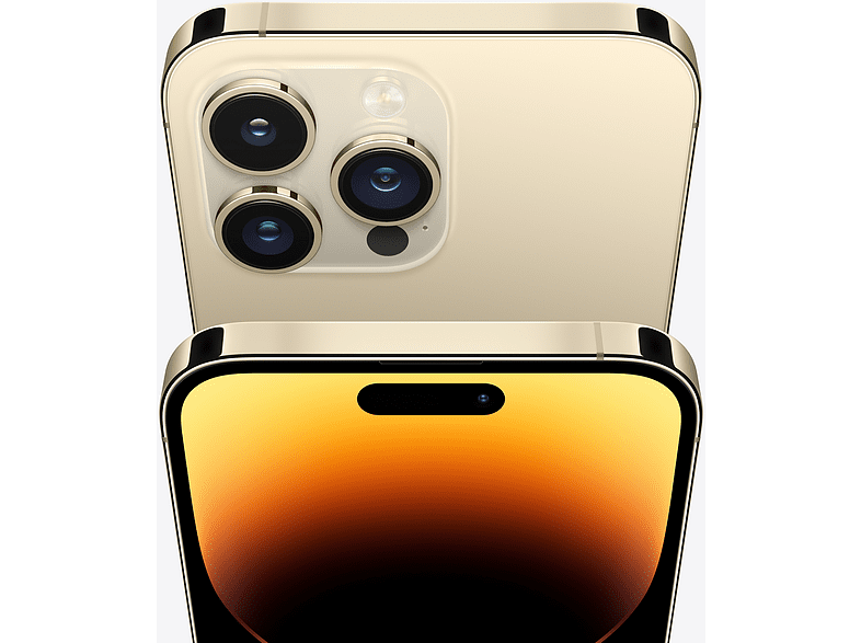 Apple iPhone 14 Pro, Oro, 256 GB, 5G, 6.1, Pantalla Super Retina XDR, Chip A16 Bionic, iOS