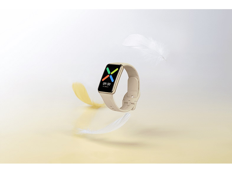 Smartwatch - OPPO Watch Free, AMOLED 1.64, 14 días, SpO2, Resistencia al agua, Cristal 2,5D / PC, Oro