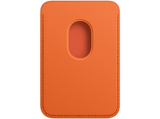 Apple cartera de piel con MagSafe para el iPhone, Naranja