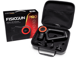 Masajeador - Fisiogun Pro, Pistola de masajes, Autonomía 4 h, 9 Niveles de Intensidad, USB Tipo-C, Negro