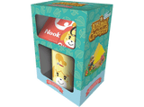 Caja regalo - Sherwood Animal Crossing (Isabelle), Taza de cerámica + Llavero de goma + Posavasos, Multicolor