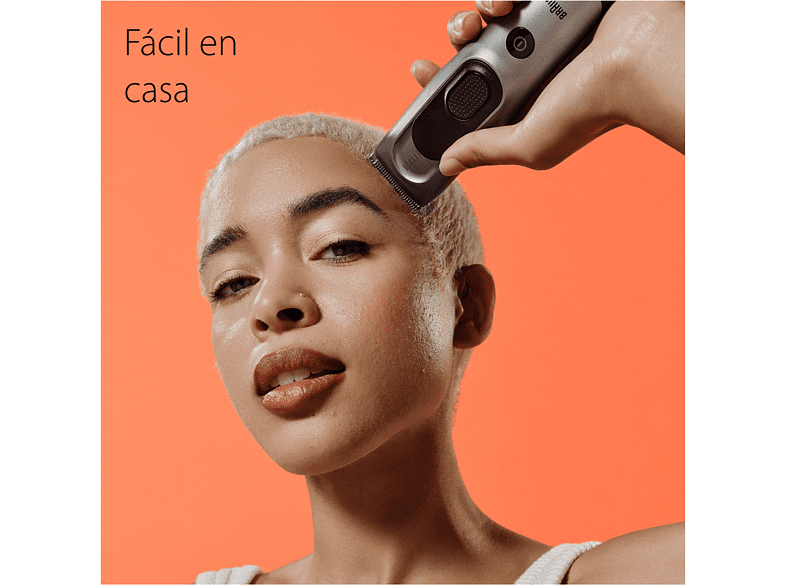 Cortapelos - Braun Series 7 HC7390, 17 Ajustes, 2 Peines, Memoria SafetyLock, 50 min autonomía