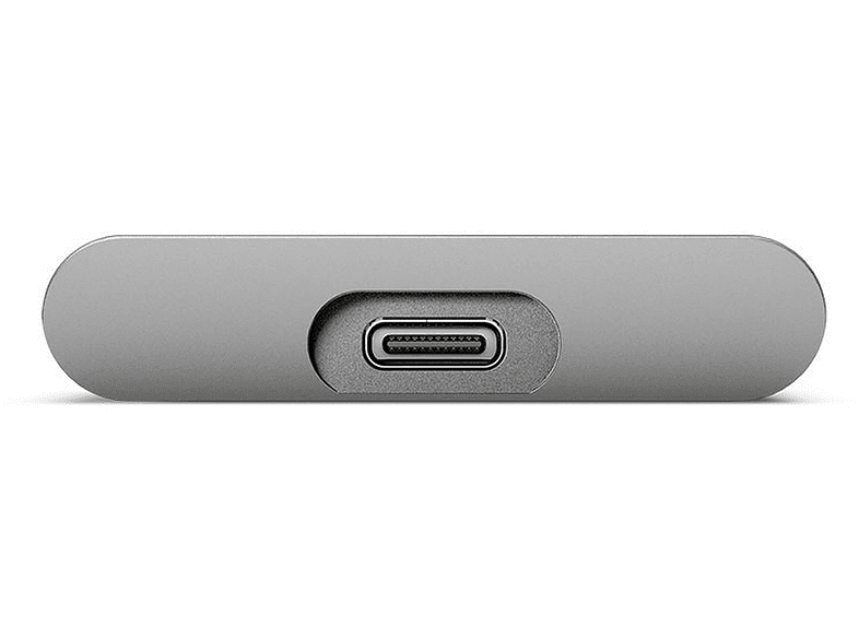 Disco duro SSD 1TB - LaCie V2, USB-C, 1.050 MB/s, Plata