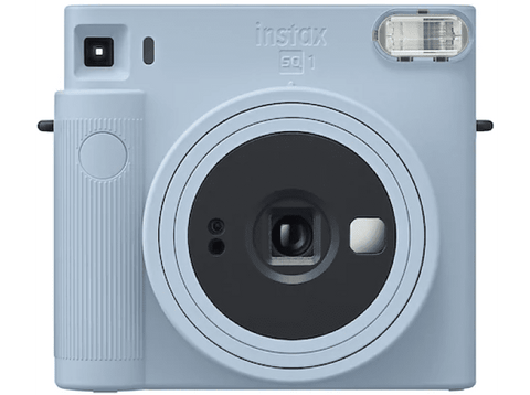 Cámara instantánea - Fujifilm Instax SQ1, Con película, Visor Galileo inverso, Obturador electrónico, Azul