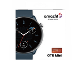 Smartwatch - Amazfit GTR Mini, 20 mm, BioTracker 3.0™, GPS, Bluetooth, AMOLED, Batería 14 días, Ocean Blue