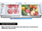 Frigorífico combi -  Samsung BESPOKE SMART AI RB38C7B6BS9/EF, Twin Cooling Plus, 200 cm, 387l, No Frost, Metal Cooling, WiFi, Inox