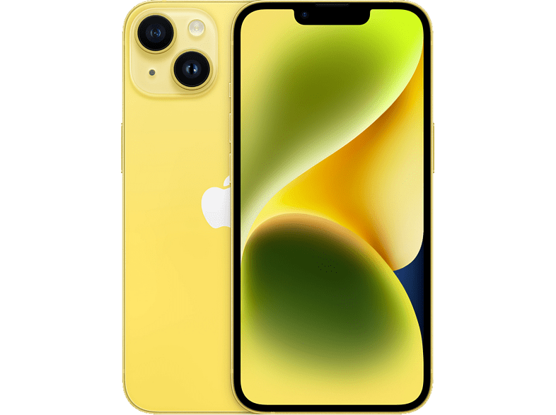 APPLE iPhone 14, Amarillo, 128 GB, 5G, 6.1 OLED Super Retina XDR, Chip A15 Bionic, iOS