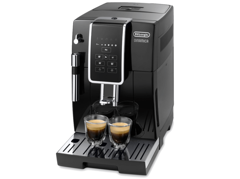 Cafetera Superautomática - De Longhi Dinamica ECAM350.15.B, Panel Táctil, Vaporizador de leche