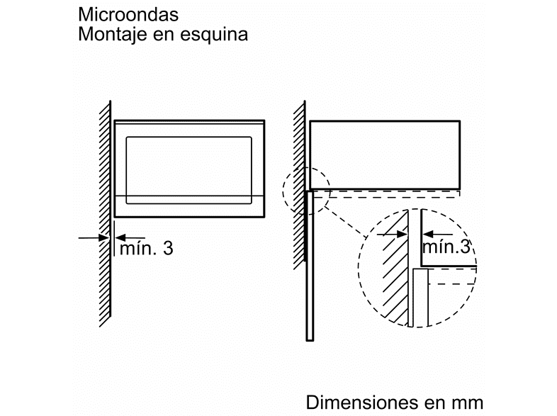 Microondas integrable - Balay 3CG5172B2, Grill, 800W, 20 L, 5 potencias, Blanco