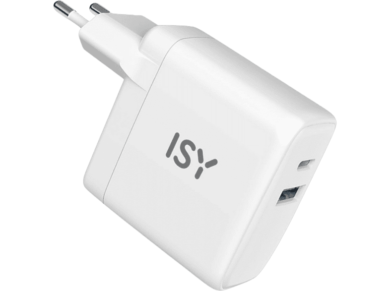 Cargador - ISY IWC-4030, Universal, 30 W, USB-C, Blanco