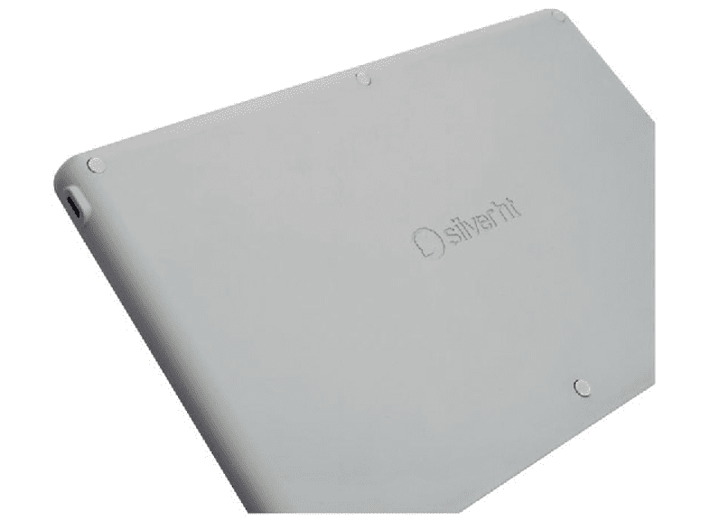 Teclado inalámbrico - SilverHT Wireless Bluetooth, Universal, Carga Micro USB, Gris