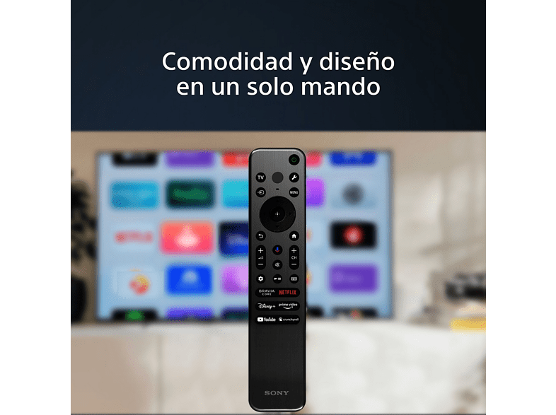 TV LED 75 - Sony BRAVIA 75X75WL, 4K HDR, Smart TV (Google TV), Google Assistant, Alexa, Siri, Bluetooth, Chromecast, Eco, Bravia Core, Marco Fino