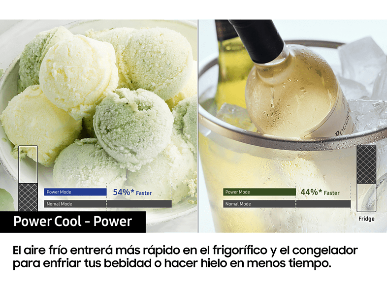 Frigorífico combi -  Samsung BESPOKE SMART AI RB38C7B6BS9/EF, Twin Cooling Plus, 200 cm, 387l, No Frost, Metal Cooling, WiFi, Inox