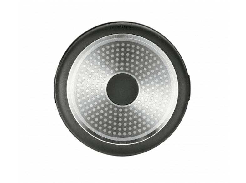 Cazo - Bergner Q3711, 1.3 l, 16x8 cm, Con tapa, Apto para inducción, Mango Soft Touch, Negro