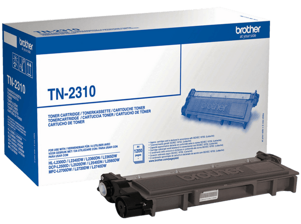 Cartucho tóner - Brother TN2310  Negro, Para DCP L2500, L2520, L2540, HL